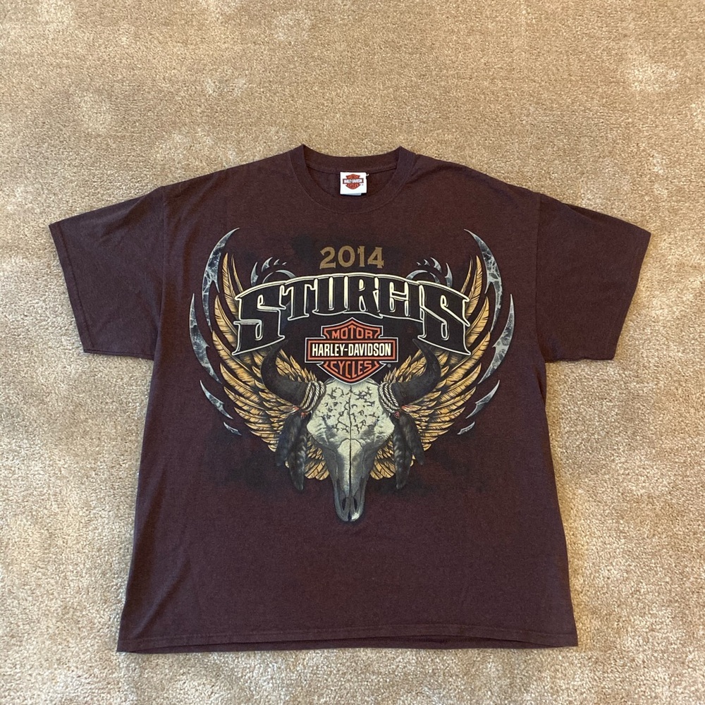 Harley Davidson 2014 Sturgis tshirt size Xlarge